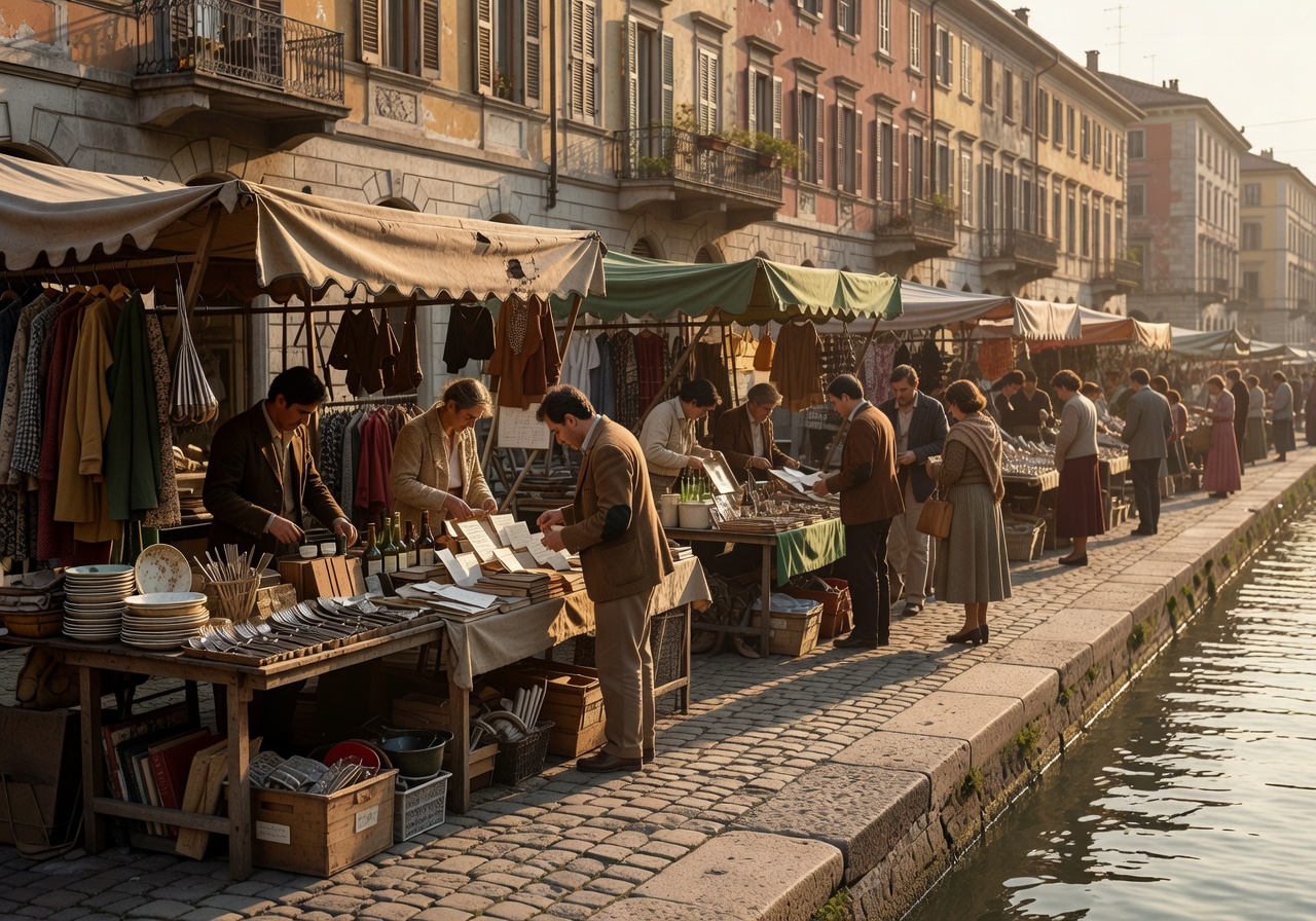Mercato Navigli Vintage Milano