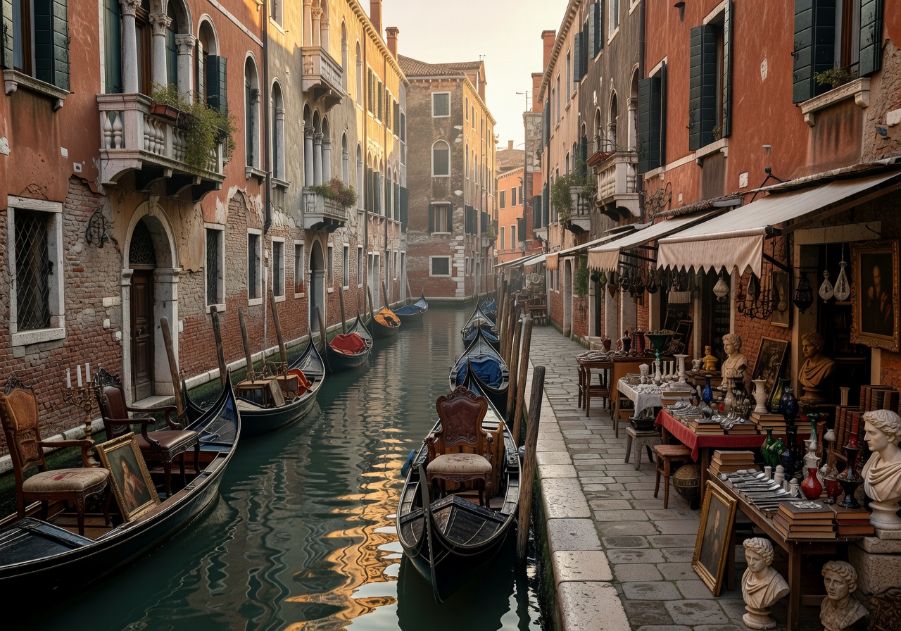 Venezia canali e antiquariato