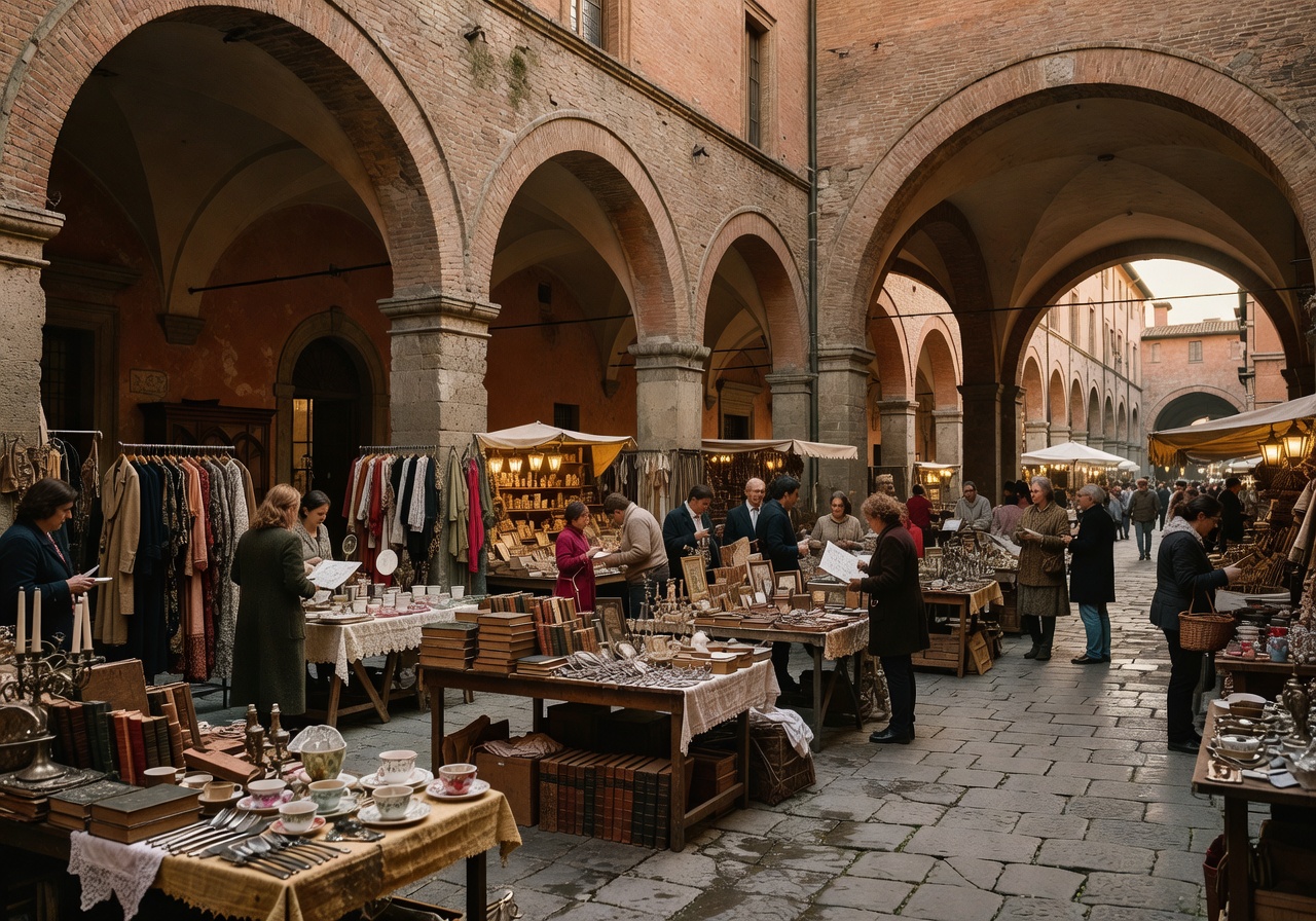 Vintage Market Bologna portici